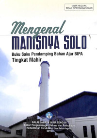 Image of Mengenal Manisnya Solo